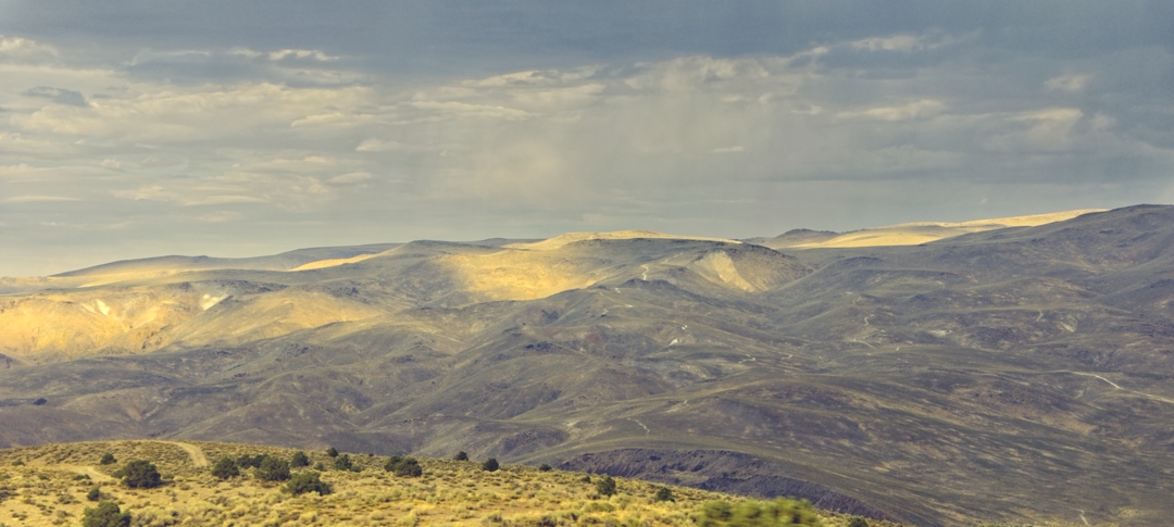 Nevada - California border
