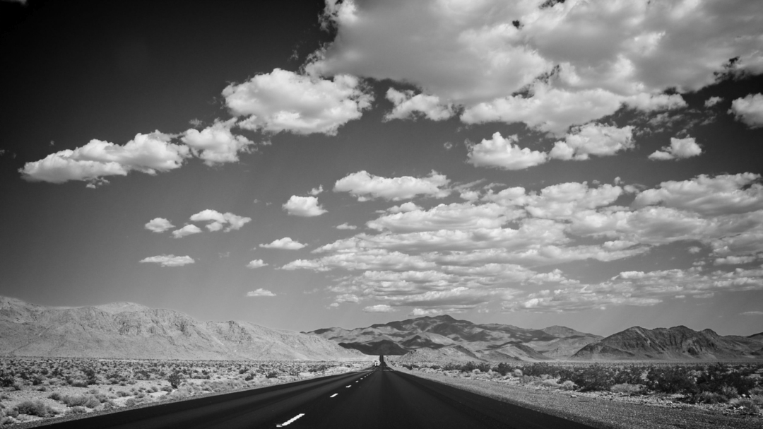 Clouds in the desert